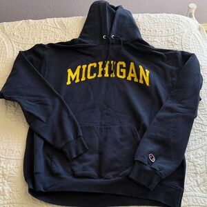 Champion Black and Yellow Michigan Sweater